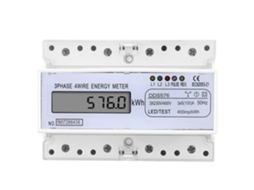Medidor De Energia Elétrica Dds576 Trifásico De 4 Fios, 380 V, Com Display Lcd De 7 Pinos.