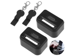 2 Pcs Protetor de Fivela Cinto Segurança Carro, Trava para Crianças Capa Cint o GOKOCO