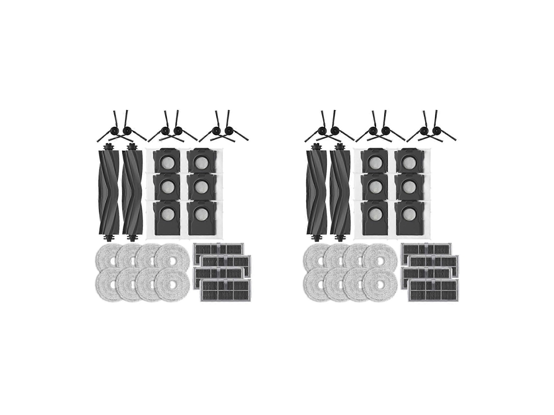 Kit Com 52 Peças De Reposição Para Aspirador Robô Dreame X40 Ultra/ L40 Ultra / X40 Master_glo