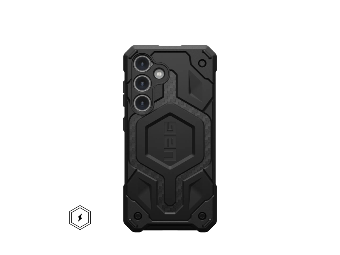 Capa Monarch Telemóvel para Samsung Galaxy S24 URBAN ARMOR GEAR Carbono Preto