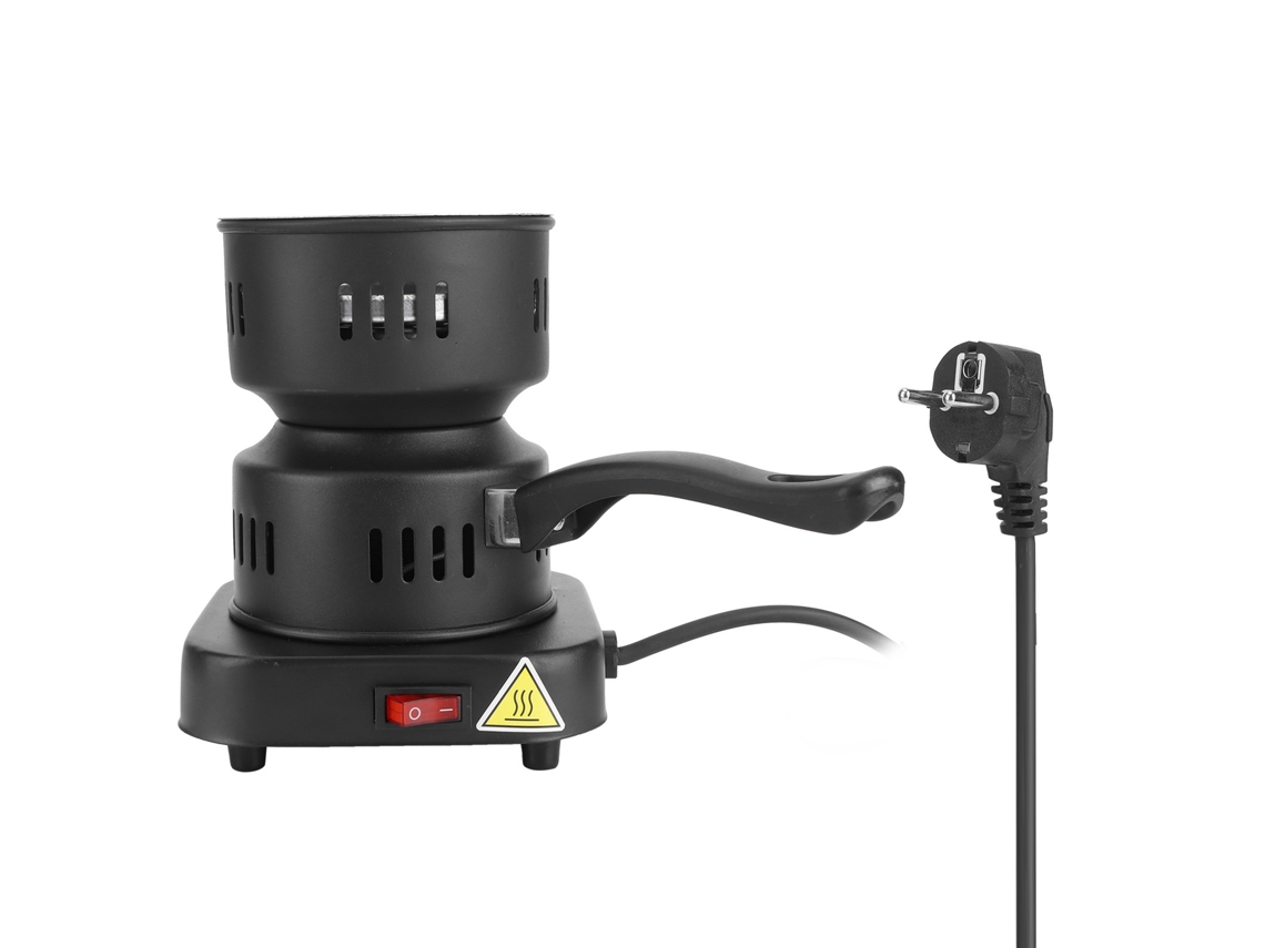 Forno elétrico miniatura de 1000 W com aquecedor a carvão, cafeteira e chaleira, com tomada de 220 V UE.