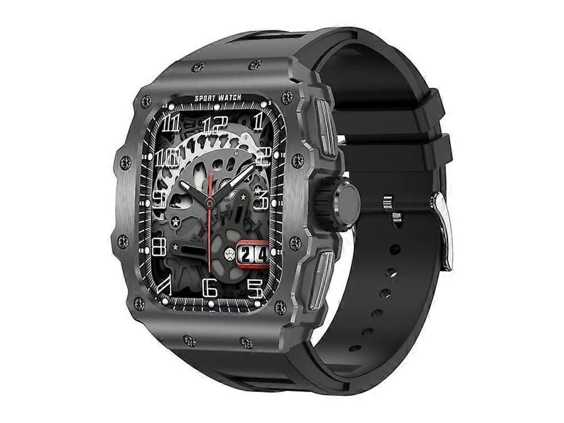 Relógio inteligente masculino AK65 de 1,95 polegadas, monitor de sono, chamadas Bluetooth, relógio esportivo. LY Ebike