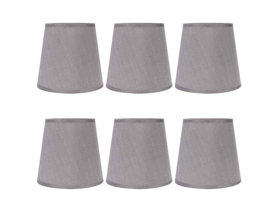 2026 6pcs Lâmpadas de Tela Moderna para Lâmpada de Parede e Candelabro com Rosca E14, Acessório de Lâmpada