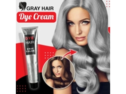 2026 cera de Color para Cabelo Cinza 100ml Creme de Tinta Unissex para Cabelo Moda