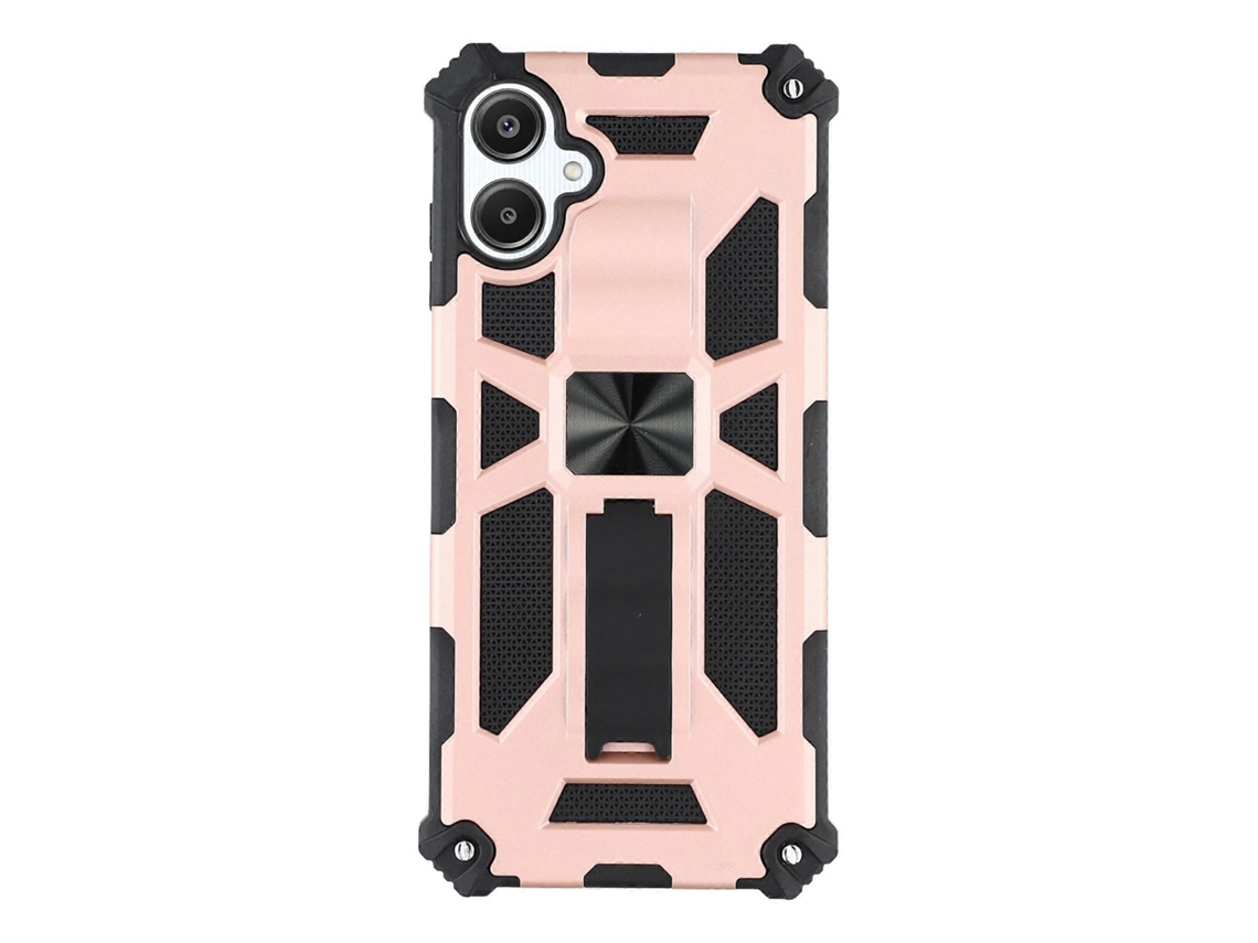 Capa Tkdaddy Para Samsung Galaxy A07 4g Com Suporte E Proteção Contra Quedas, Pc Capa Traseira De Tpu, Ouro Rosa
