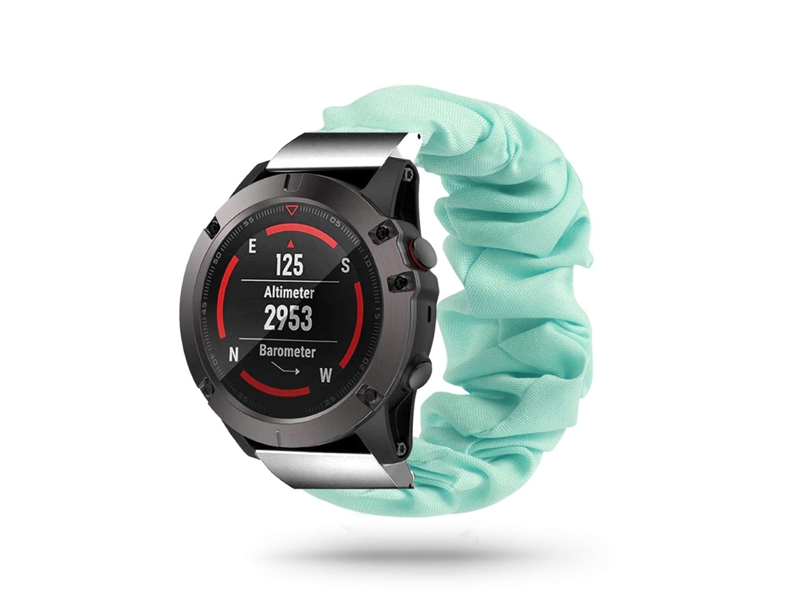 Bracelete Garmin Instinct Solar Camo Edition Pulseira Scrunchie Verde