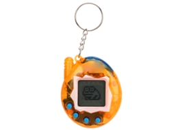 Mali brinquedo de Pet Virtual Portátil Keychain Jogo Interativo Brinquedo Eletrônico para Crianças Laranja