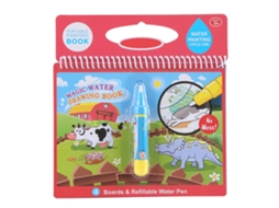 Rebe-libro De Colorear Portátil Para Niños Con Lápiz De Agua, Juguete De Aprendizaje Temprano 4