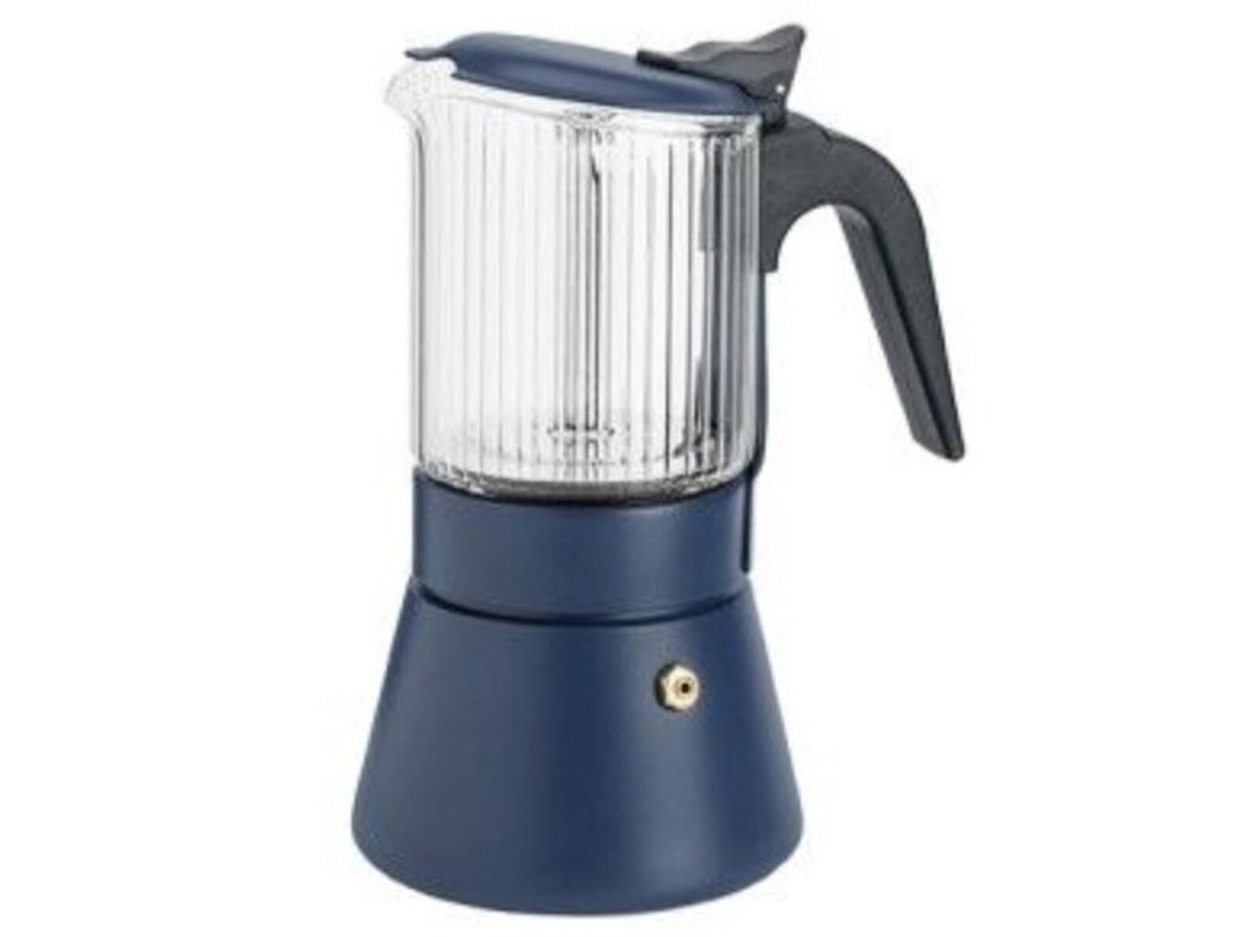 Cafeteira Italiana Inoxibar 55096 Azul 4 Kopjes