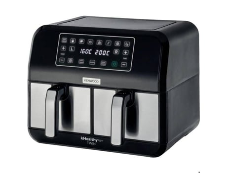 Fritadeira a ar quente Kenwood Home Appliance HFM20.000MB 8 l 1700 W com função temporizador, revestimento antiaderente preto, grande