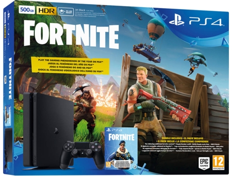 Consola Ps4 Fortnite 500 Gb Preto Worten - consola ps4 fortnite 500 gb preto