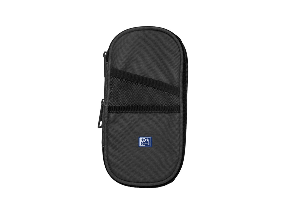 Oxford Estojo Escolar B-max, 6 X 220 X 110 Mm, Preto