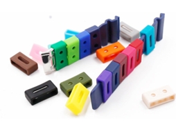 Conjunto 4 Anéis Pulseira GOKOCO para Fixadores Silicone Acessórios