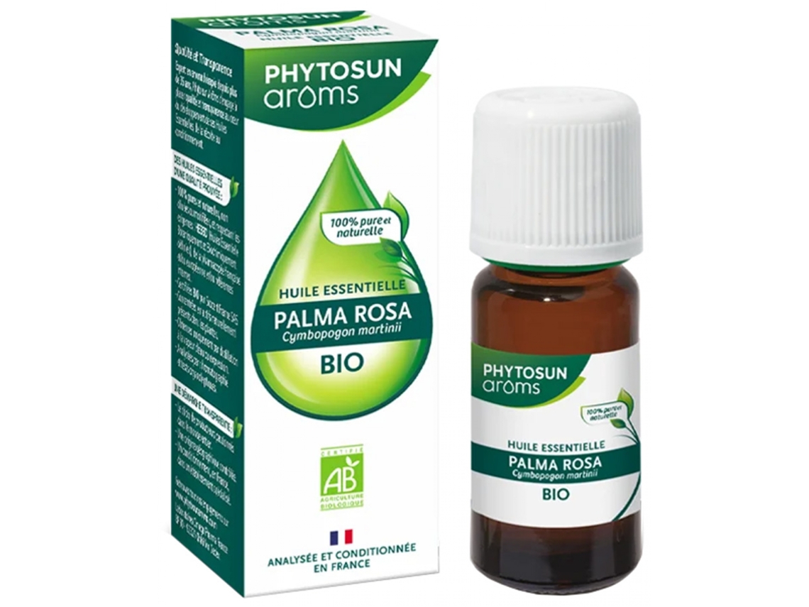 Palmarosa Cymbopogon Martinii Bio Óleo Essencial 10 Ml PHYTOSUN ARÔMS