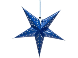 Lanterna Estrela EUROPALMS Papel (Azul - 50 cm)