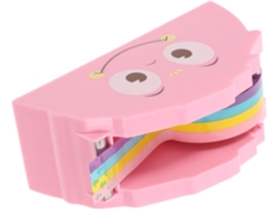 Dispensador De Fita Adesiva Para Mesa Estudante, Mini Monstro De Plástico E Metal, Reutilizável, 1 Conjunto Com Fita