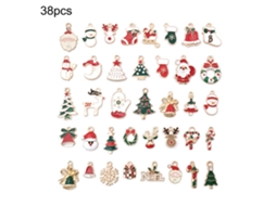 Laxiscreed Kit Com 38 Óleos Natal Em Gotas Para Bijuteria E Pendentes Diy