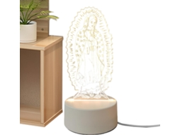 Base de mesa com design estético, ideal para escrivaninha religiosa ou santuário.