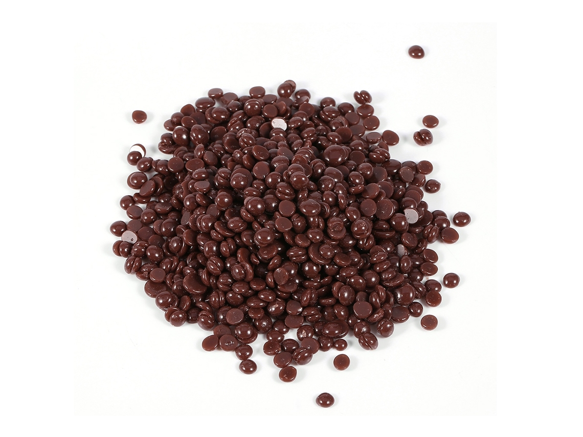 2026 Grãos Depilatórios de Cera Dura 50g/pacote para Depilação de Braços, Corpo e Virilha - Sabor Chocolate