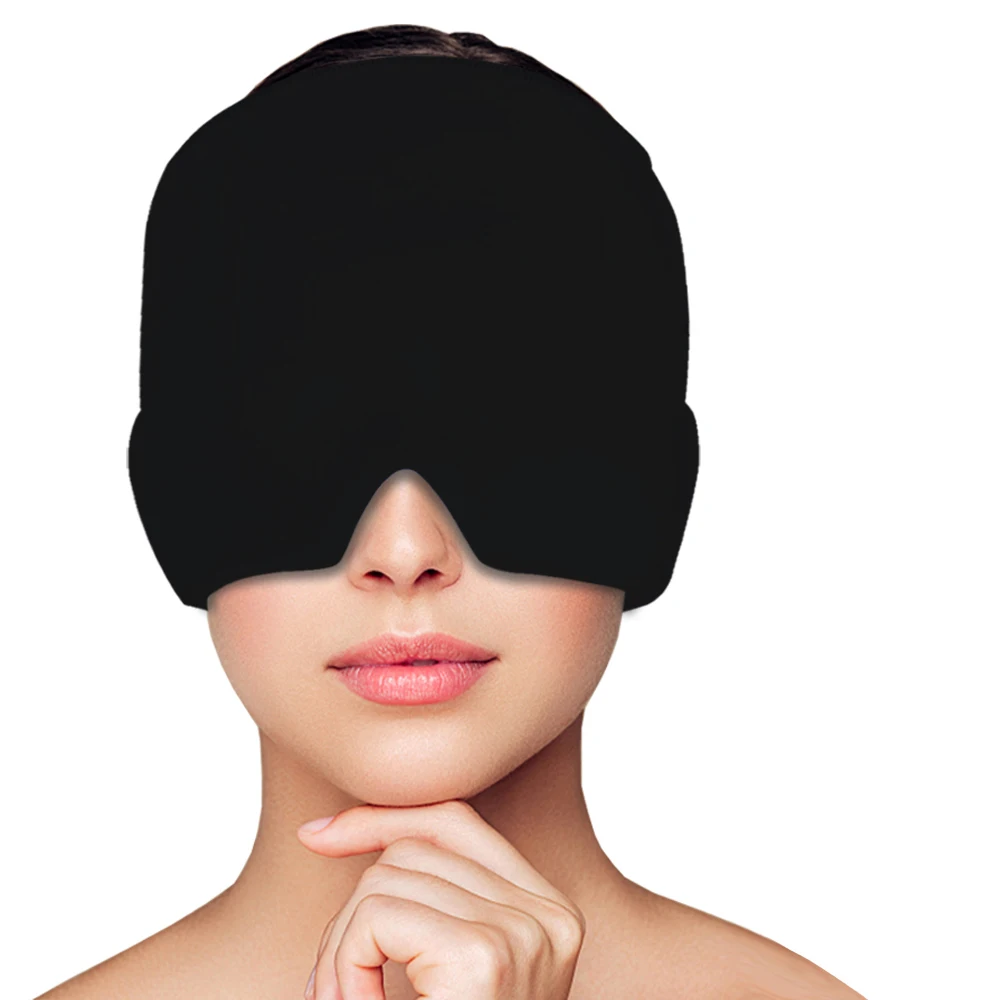 Touca de Gel para Enxaqueca e Dor de Cabeça, Terapia Fria Reutilizável AQUAFORGE