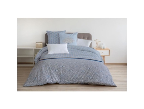 Capa nórdica HOME LINGE PASSION Branco Azul 240 x 260 cm