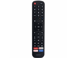Comando À Distância Para Tv Compatível Com Hisense En2by27v, Com Botões Netflix, Youtube E Prime Video