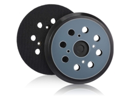 2 Discos de Lixa 125mm com 8 Furos e Velcro, Cor Azul BRILVIBERA