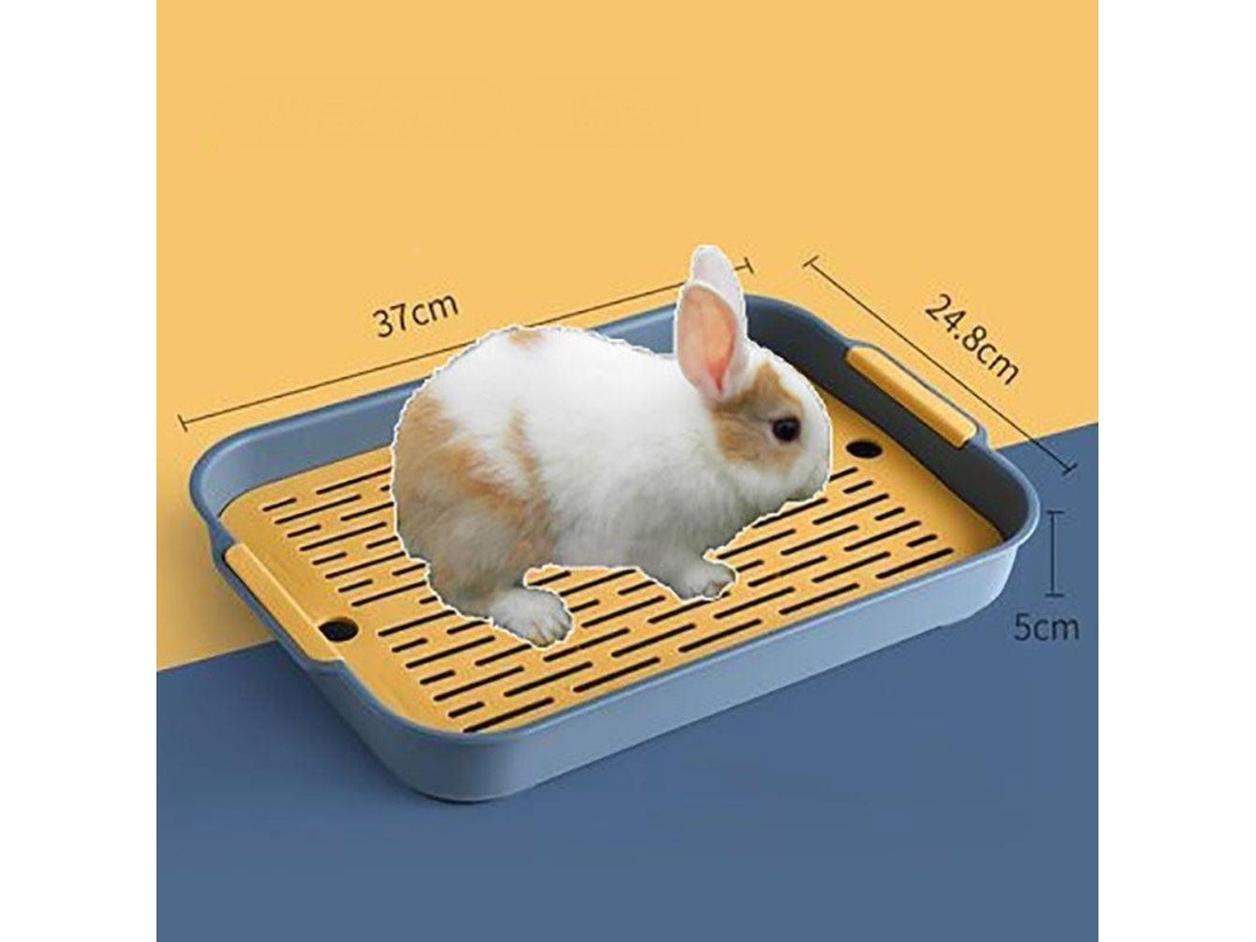 Banheiro Para Pequenos Animais, Caixa De Coelho, Verde L, Verde Verde Aquaforge