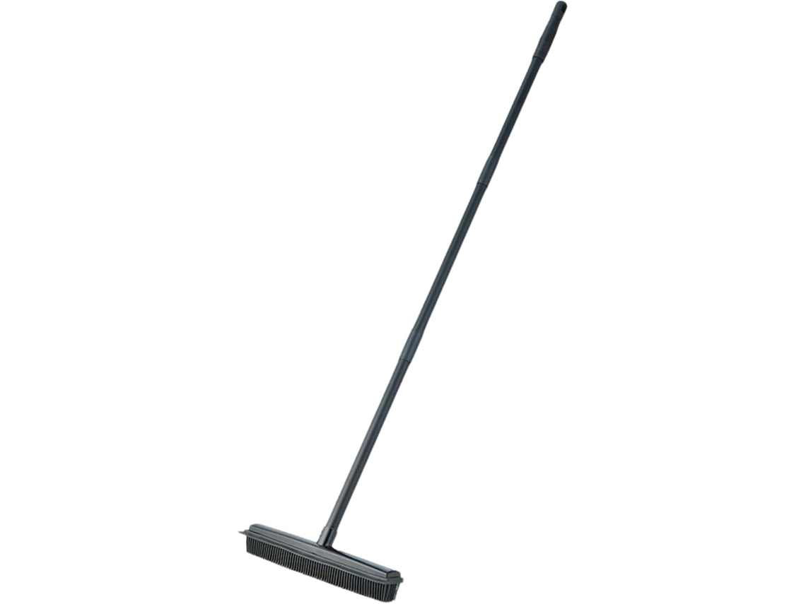Escova Para Limpeza De Carpetes Com Cerdas Silicone E Cabo Longo