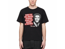 Rockinstone Step Brothers Movie Square In The Face Black Adult T-shirt Size:m