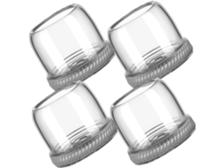 Wooneky Conjunto De 4-protetores Silicone Transparentes Para Pés Cadeiras, Mesas E Sofás Reduzem O Ruído