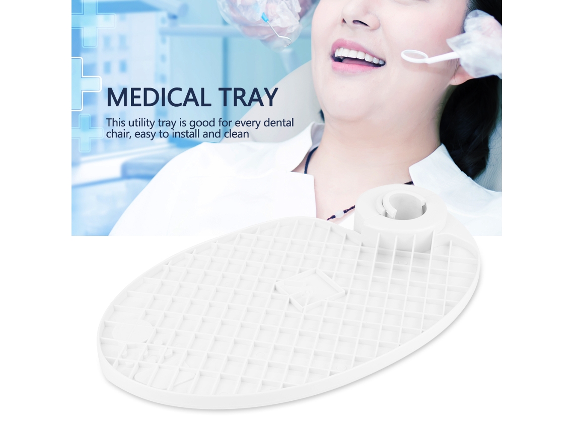 Laxiscreed Bandeja De Coluna Em Plástico Dental Compatível Com Equipamentos Médicos