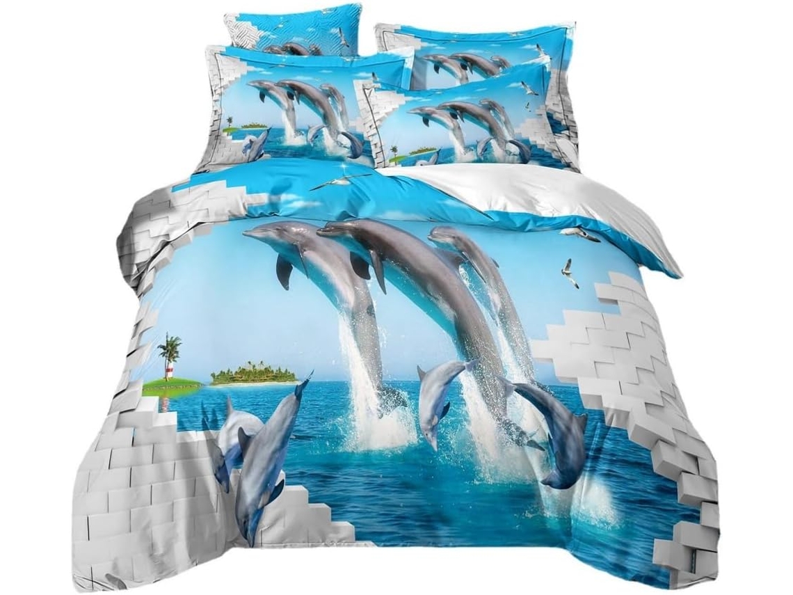 Conjunto de Cama para Crianças em Microfibra Fronha 220x240 Cm