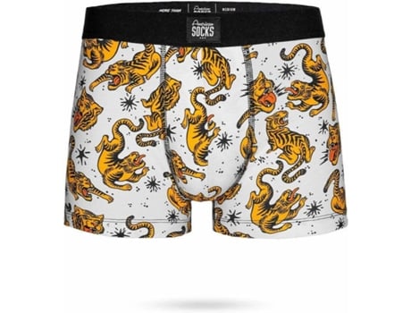 Boxer para Homem AMERICAN SOCKS Tiger King (Tamanho: XL)