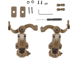 Support De Casque Tactique Pour Pièces Détachées Monté Sur Casque, Kit D'adaptateur De Rail, Support Ajustable