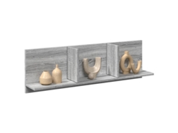 Vidaxl Móvel De Parede 100x16,5x30 Cm Deriv. De Madeira Cinza Sonoma