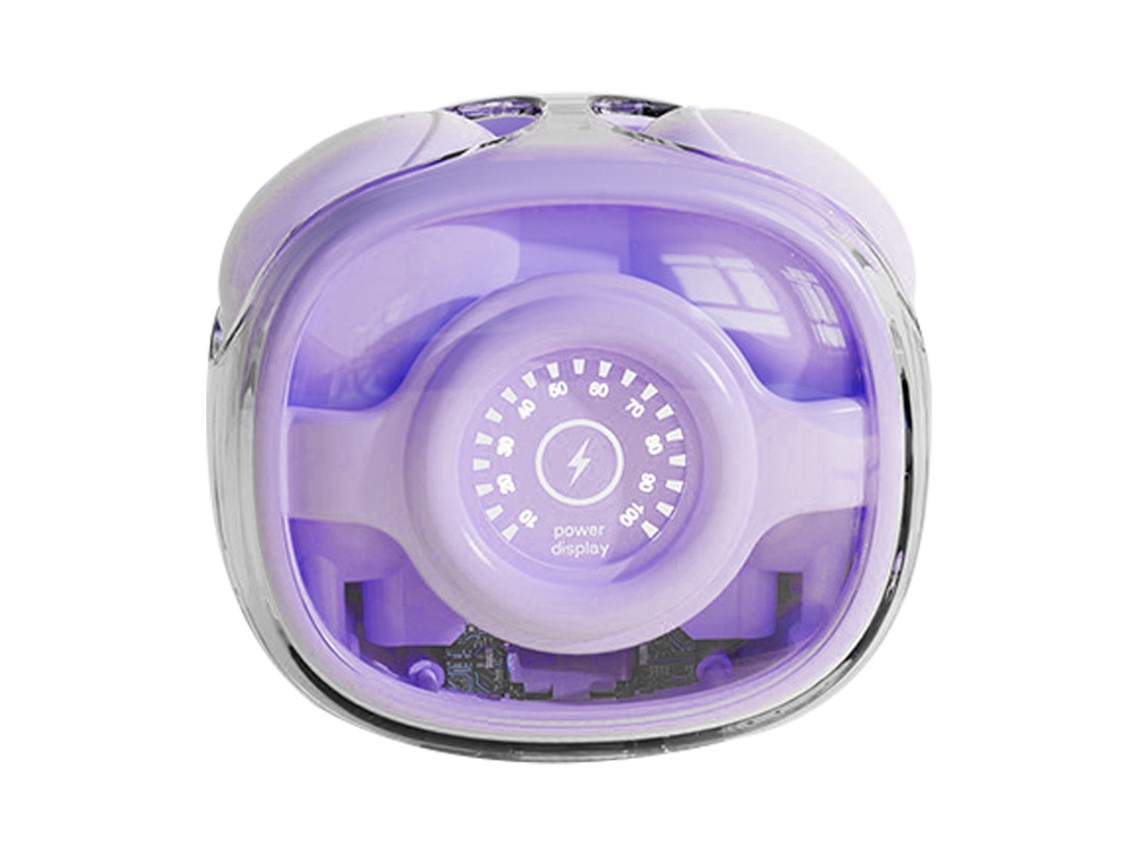 Auriculares Sem Fio Redução Ruído Chamada Horas Yizhood Bluetooth Com Cancelamento De Ruído Roxo