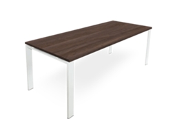 Mesa de quadro aberto. 170x60cm. Noz. OFILIKE