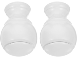 Conjunto De 2 Ponteiras Decorativas Para Varão De Cortina, Acessórios Resistentes Para Varões Romano Gokoco