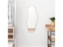 Vidaxl Espelho De Parede 80x35 Cm Dourado
