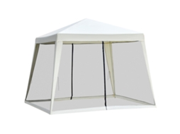 Gazebo Colonial 3x3x2,45m ESSÊNCIACASA (com 4 Mosquiteiros)