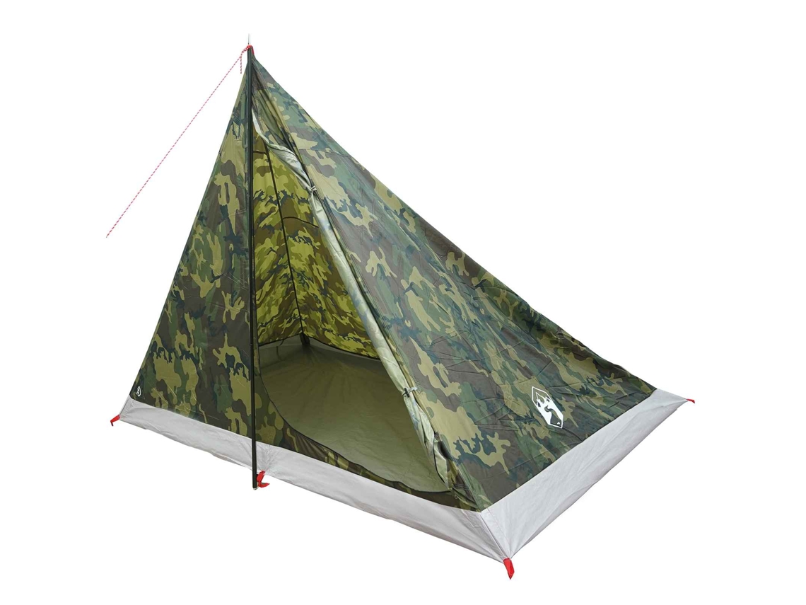 Conjunto 1 Barraca De Camping Vidaxl Verde Poliéster (4 Pessoas)