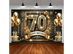 Pôster Luxuoso De 70º Aniversário Vayotoy