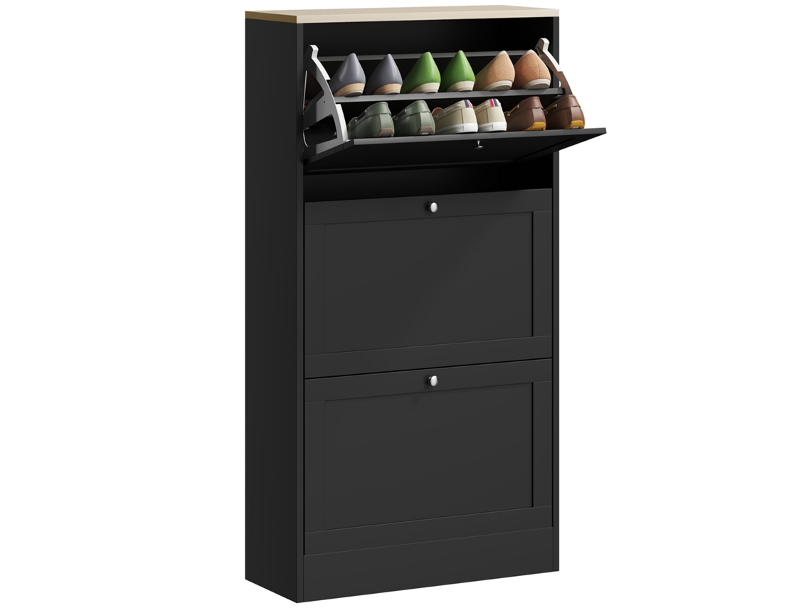 Mesa de Jantar BTFORUS, 3 peças, MDF e metal, cinza