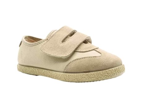Sapatos de Menino TOKOLATE Velcro Blucher Pele Bege (33)