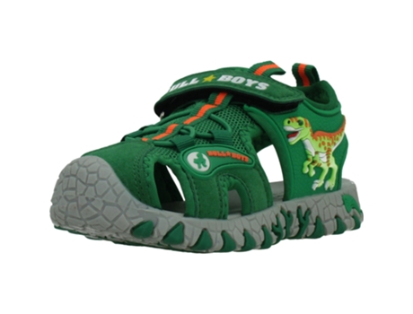 Sapatos De Criança Bull Boys Tecido Verde (26)