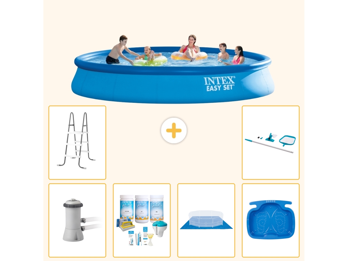 Intex Piscina Easy Set Redonda - 457x84 Cm - 7-peças S20951
