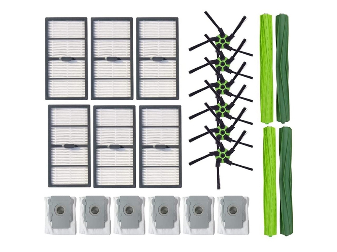 Peças de reposição para robô aspirador de pó irobot roomba s9 s9 s9 plus série s, escovas de borracha multi-superfícies