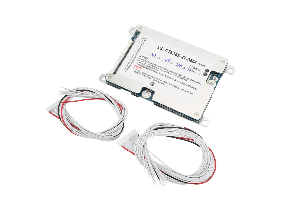 Placa De Proteção De Bateria De Lítio 26s 120a 3.7v