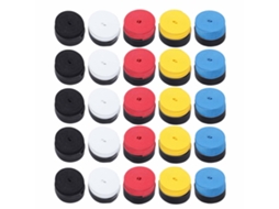 2026rebe-25pcs Cinta De Agarre Antideslizante Absorbente Para Raquete De Tênis, Badminton, Vara De Pesca, Squash Multicolor